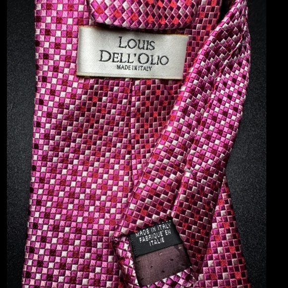 LOUIS DELL'OLIO TIE SILK MADE IN ITALY - Picture 3 of 6